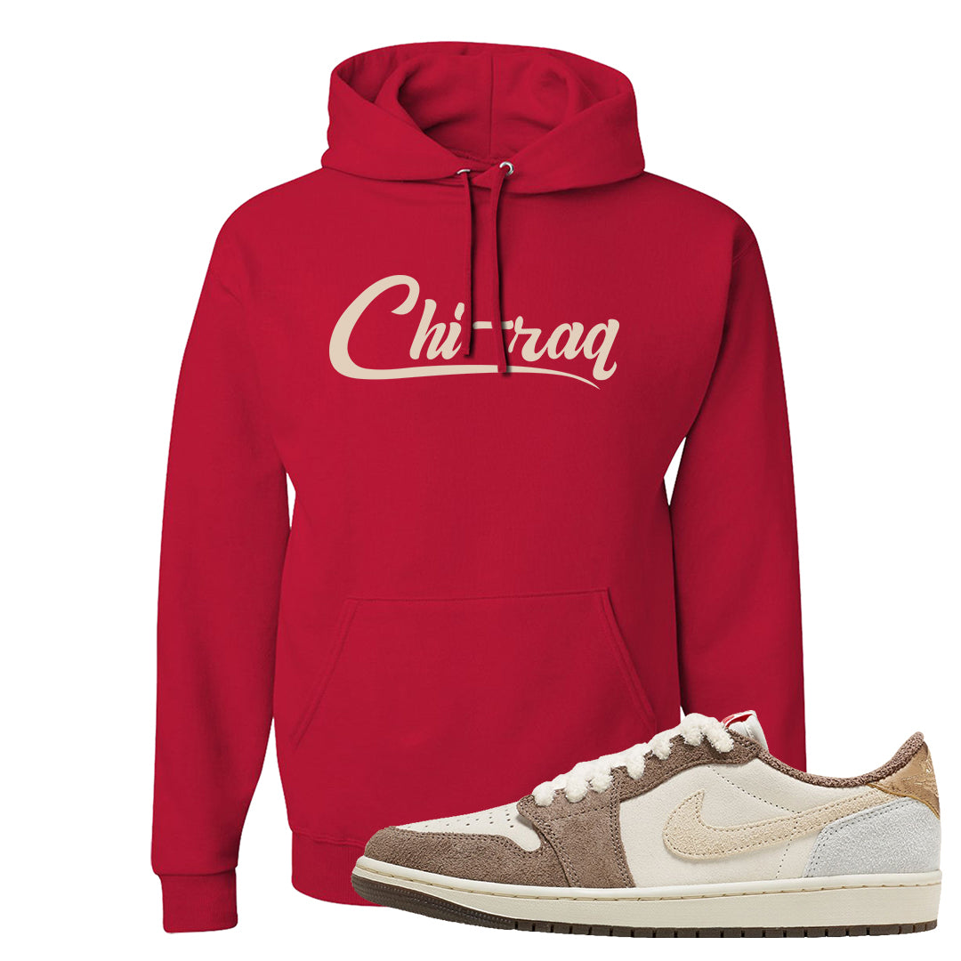 Year of the Rabbit Low 1s Hoodie | Chiraq, Red