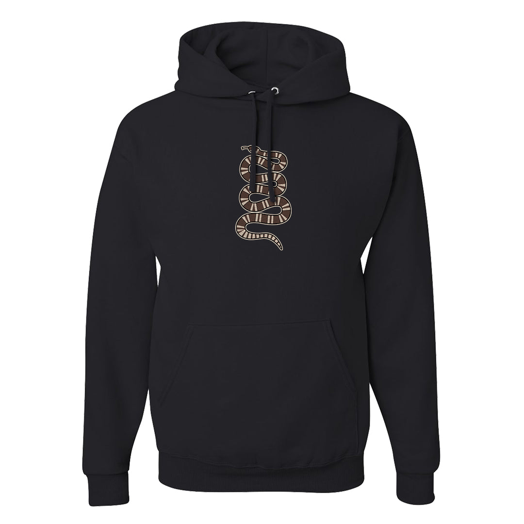 Year of the Rabbit Low 1s Hoodie | Coiled Snake, Black