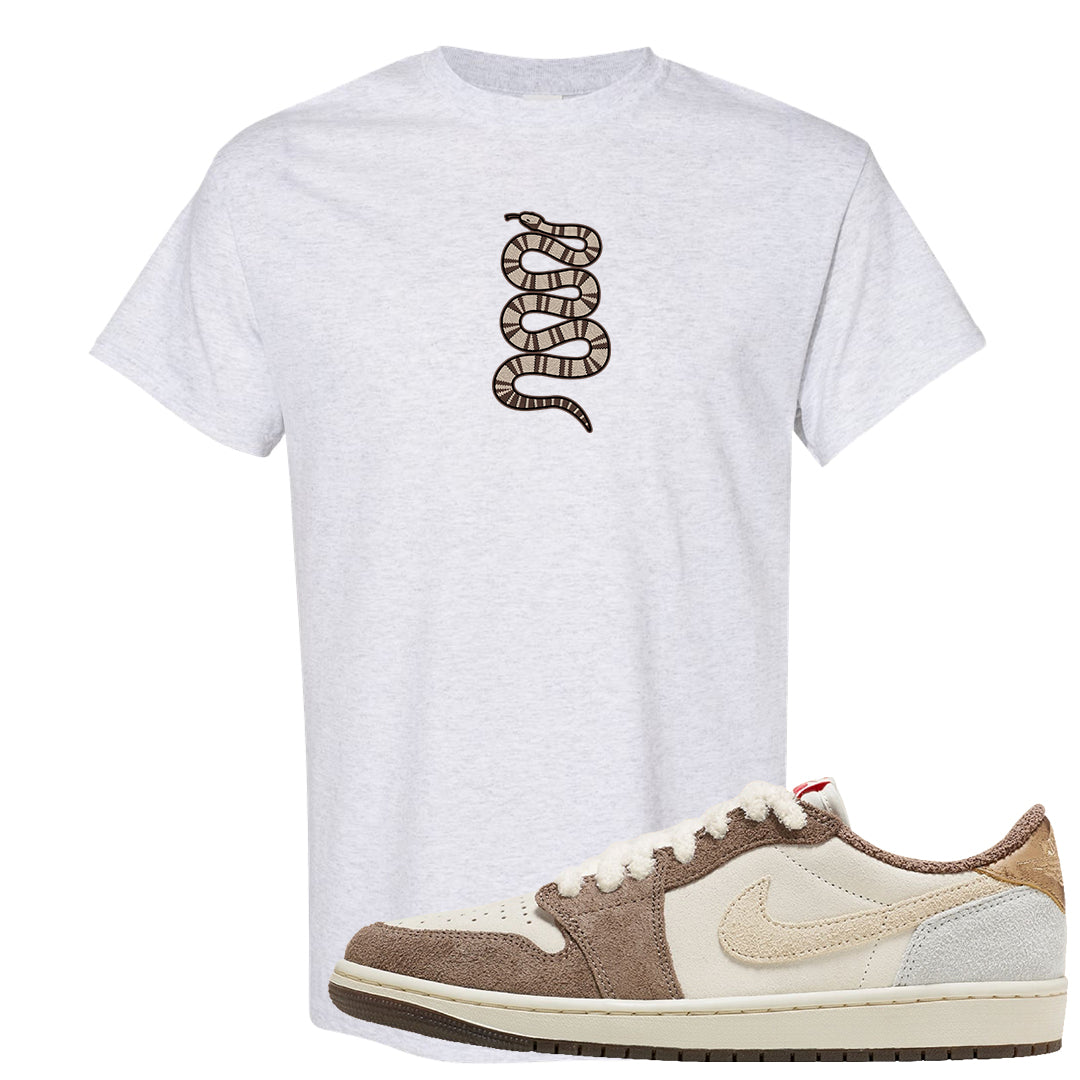 Year of the Rabbit Low 1s T Shirt | Coiled Snake, Ash
