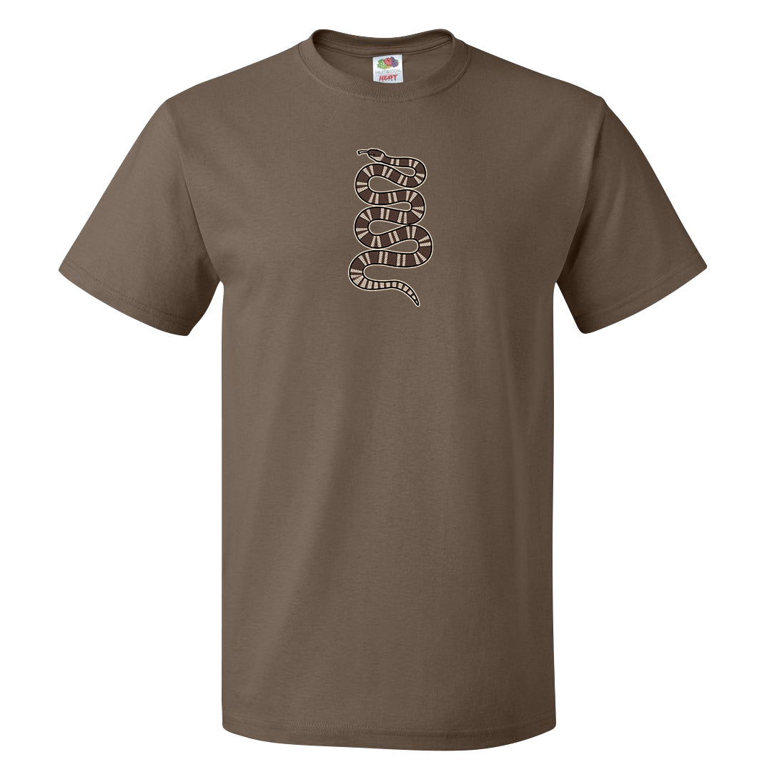 Year of the Rabbit Low 1s T Shirt | Coiled Snake, Chocolate