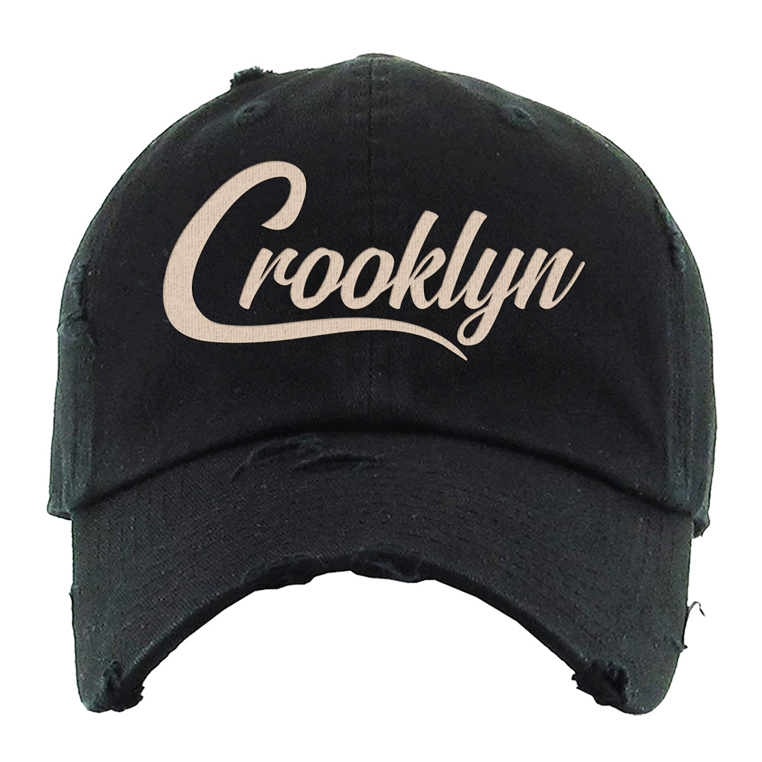 Year of the Rabbit Low 1s Distressed Dad Hat | Crooklyn, Black