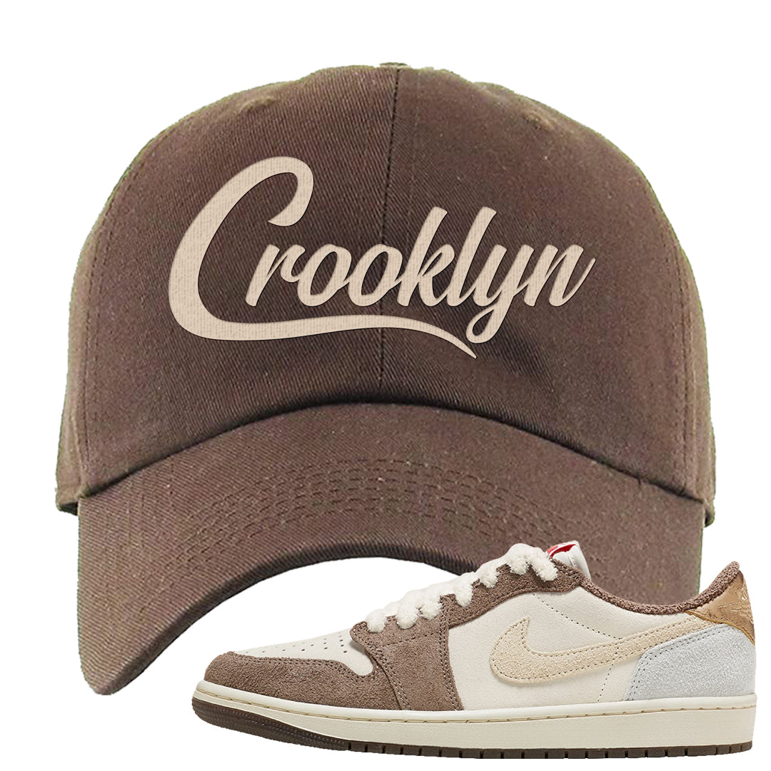Year of the Rabbit Low 1s Dad Hat | Crooklyn, Brown