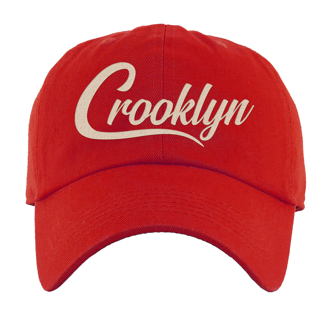 Year of the Rabbit Low 1s Dad Hat | Crooklyn, Red