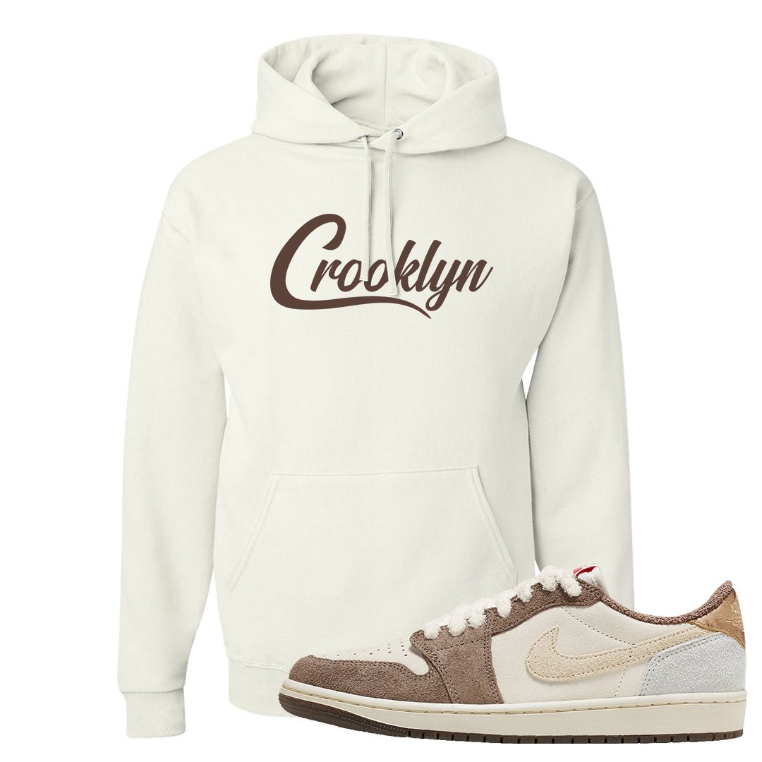 Year of the Rabbit Low 1s Hoodie | Crooklyn, White