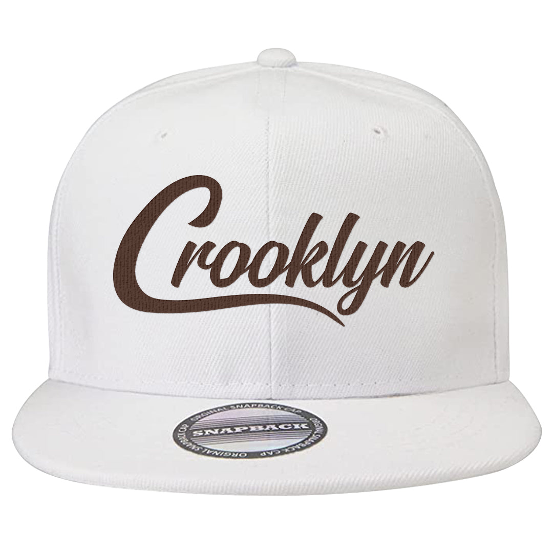 Year of the Rabbit Low 1s Snapback Hat | Crooklyn, White