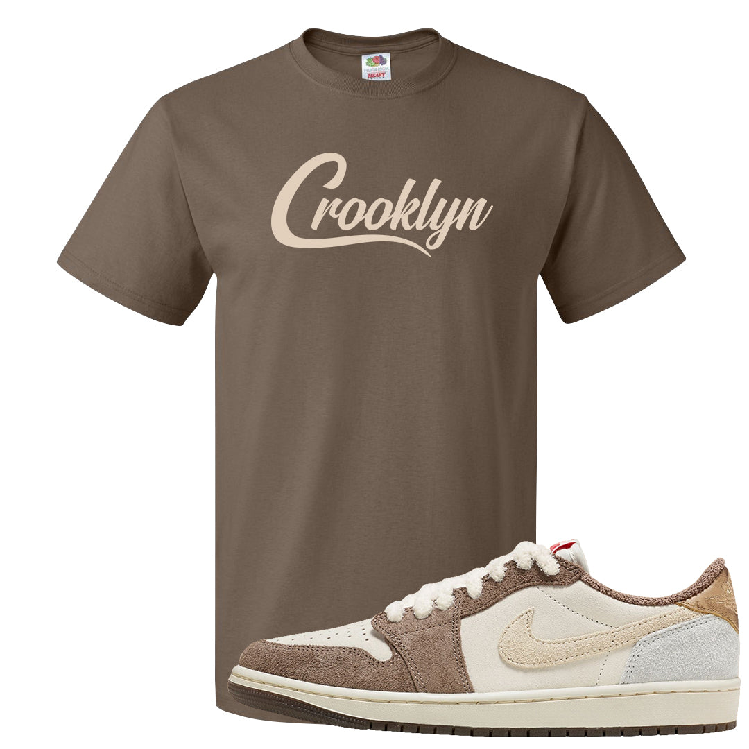 Year of the Rabbit Low 1s T Shirt | Crooklyn, Chocolate