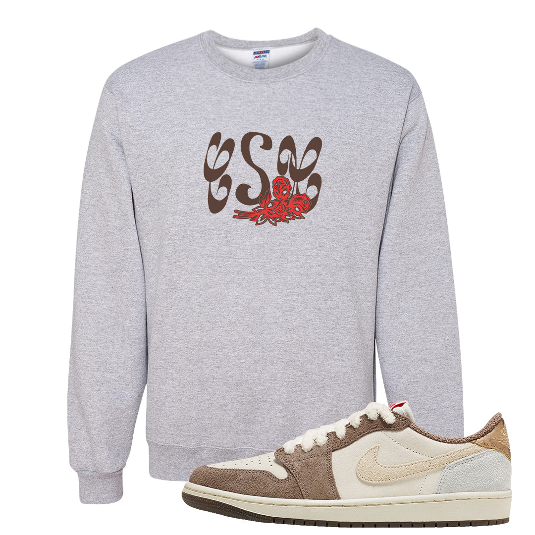 Year of the Rabbit Low 1s Crewneck Sweatshirt | Certified Sneakerhead, Ash