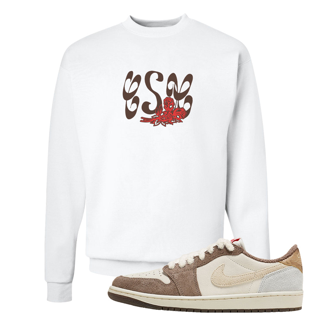 Year of the Rabbit Low 1s Crewneck Sweatshirt | Certified Sneakerhead, White