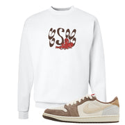 Year of the Rabbit Low 1s Crewneck Sweatshirt | Certified Sneakerhead, White