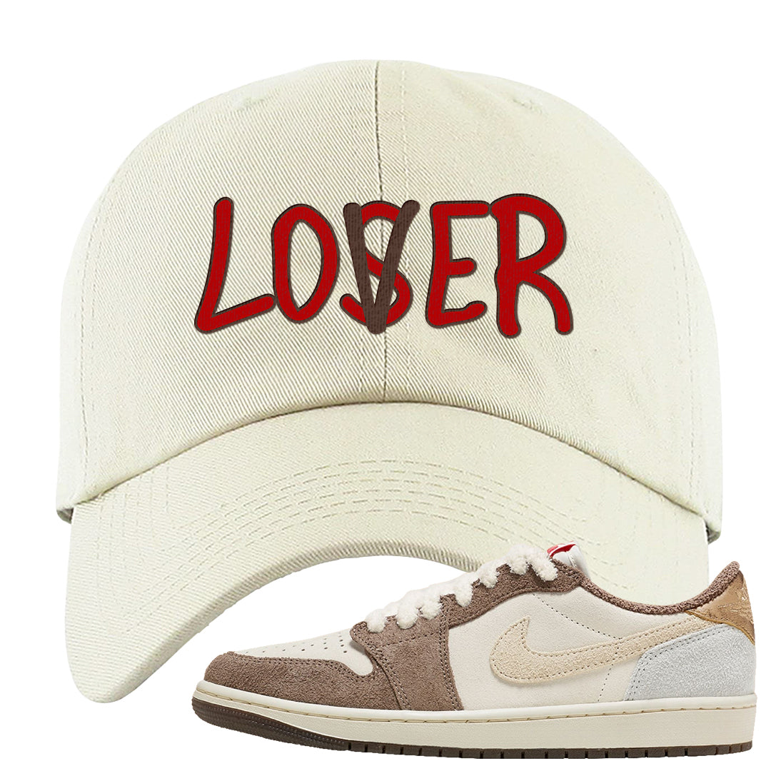 Year of the Rabbit Low 1s Dad Hat | Lover, White