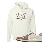 Year of the Rabbit Low 1s Hoodie | Talk To Me Nice, White
