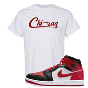 Bred Toe Mid 1s T Shirt | Chiraq, Ash