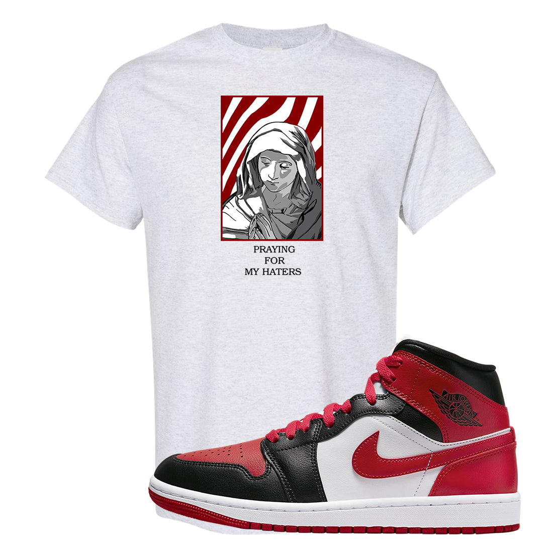 Bred Toe Mid 1s T Shirt | God Told Me, Ash