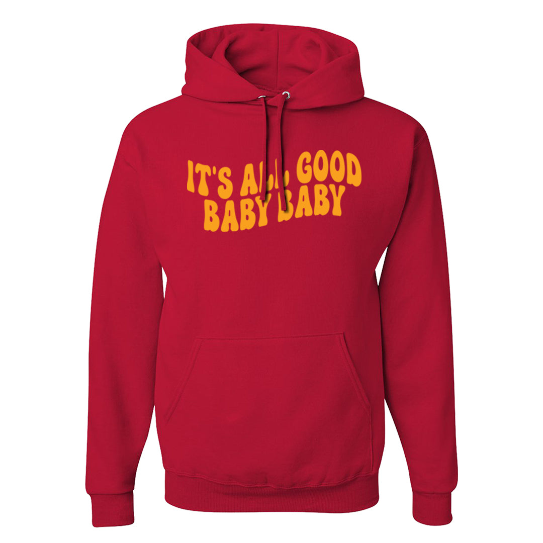 2022 Multicolor Low 1s Hoodie | All Good Baby, Red