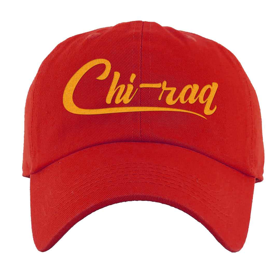 2022 Multicolor Low 1s Dad Hat | Chiraq, Red