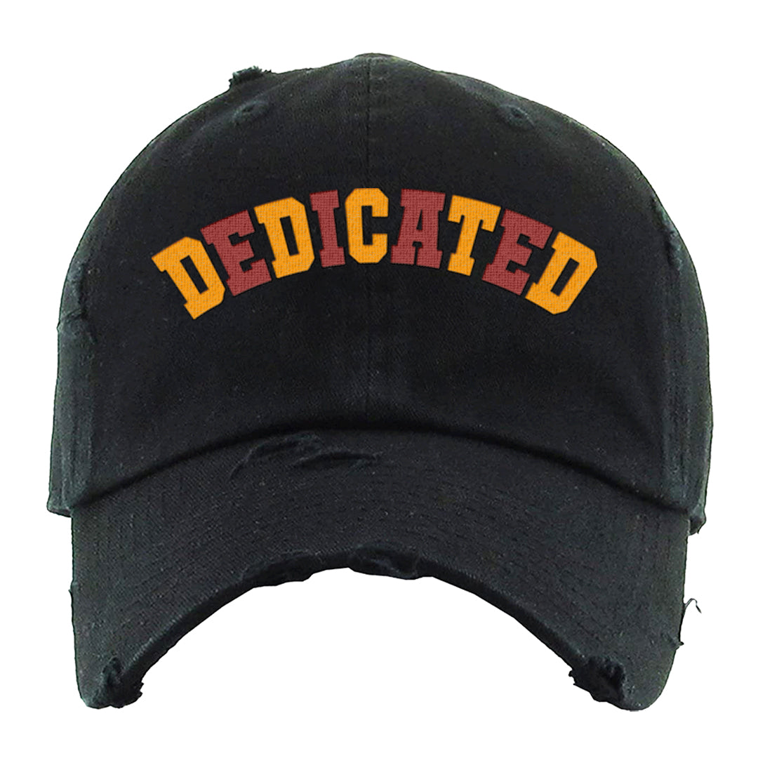 2022 Multicolor Low 1s Distressed Dad Hat | Dedicated, Black