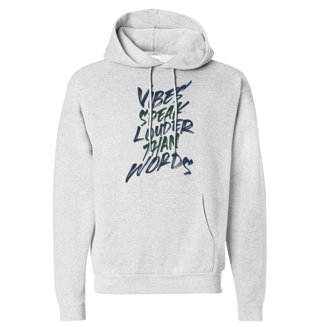 2022 Multicolor Low 1s Hoodie | Vibes Speak Louder Than Words, Ash