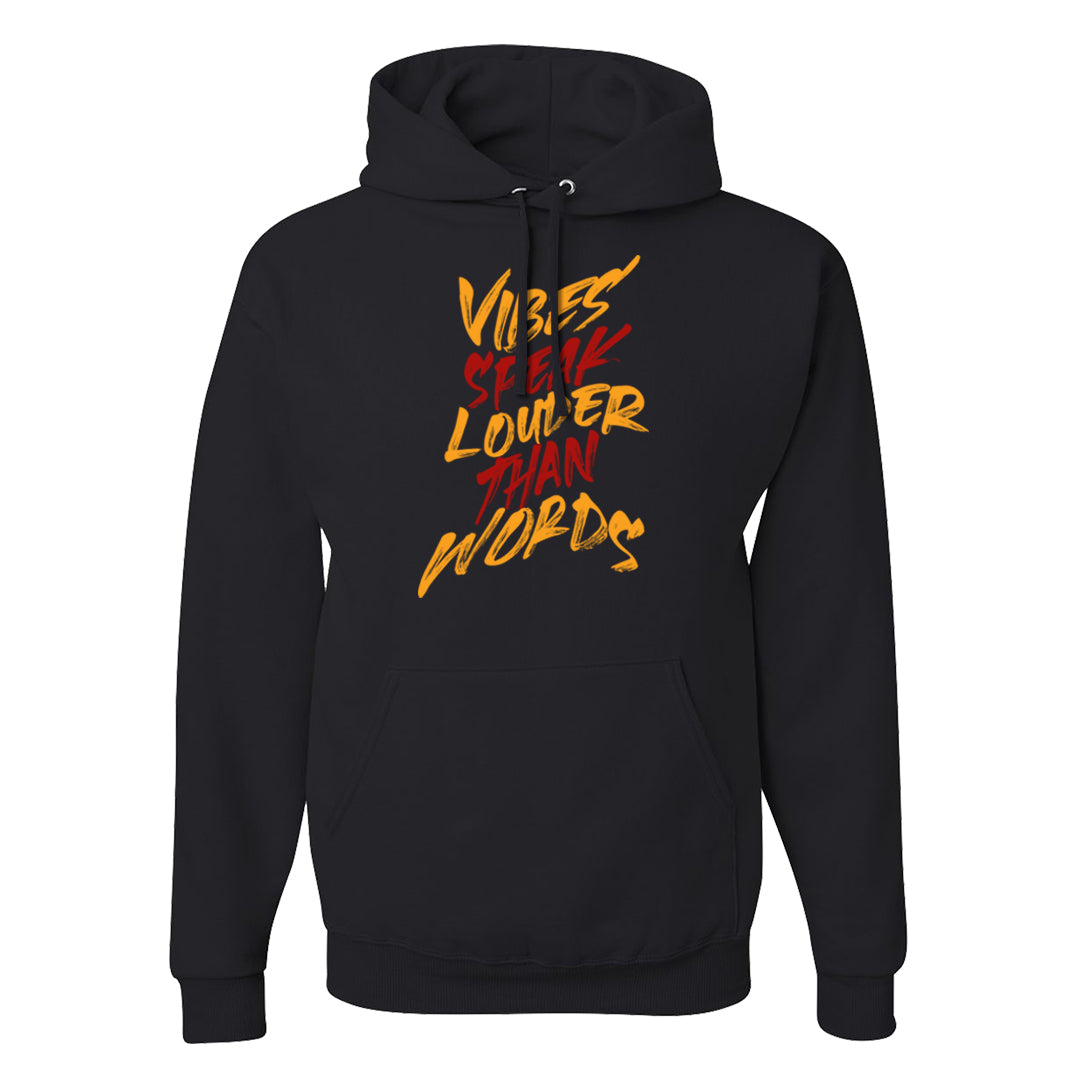 2022 Multicolor Low 1s Hoodie | Vibes Speak Louder Than Words, Black