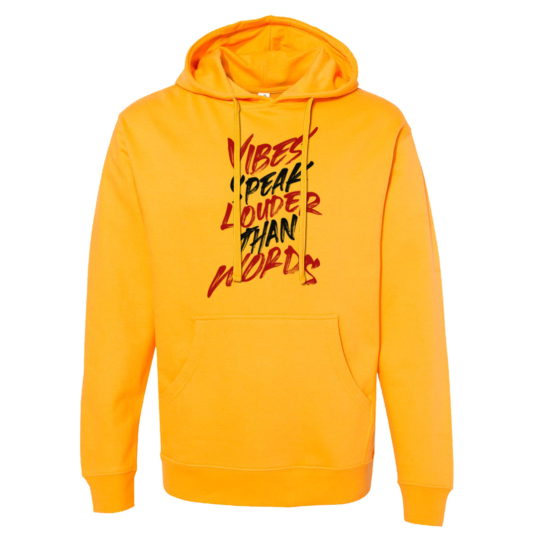 2022 Multicolor Low 1s Hoodie | Vibes Speak Louder Than Words, Gold