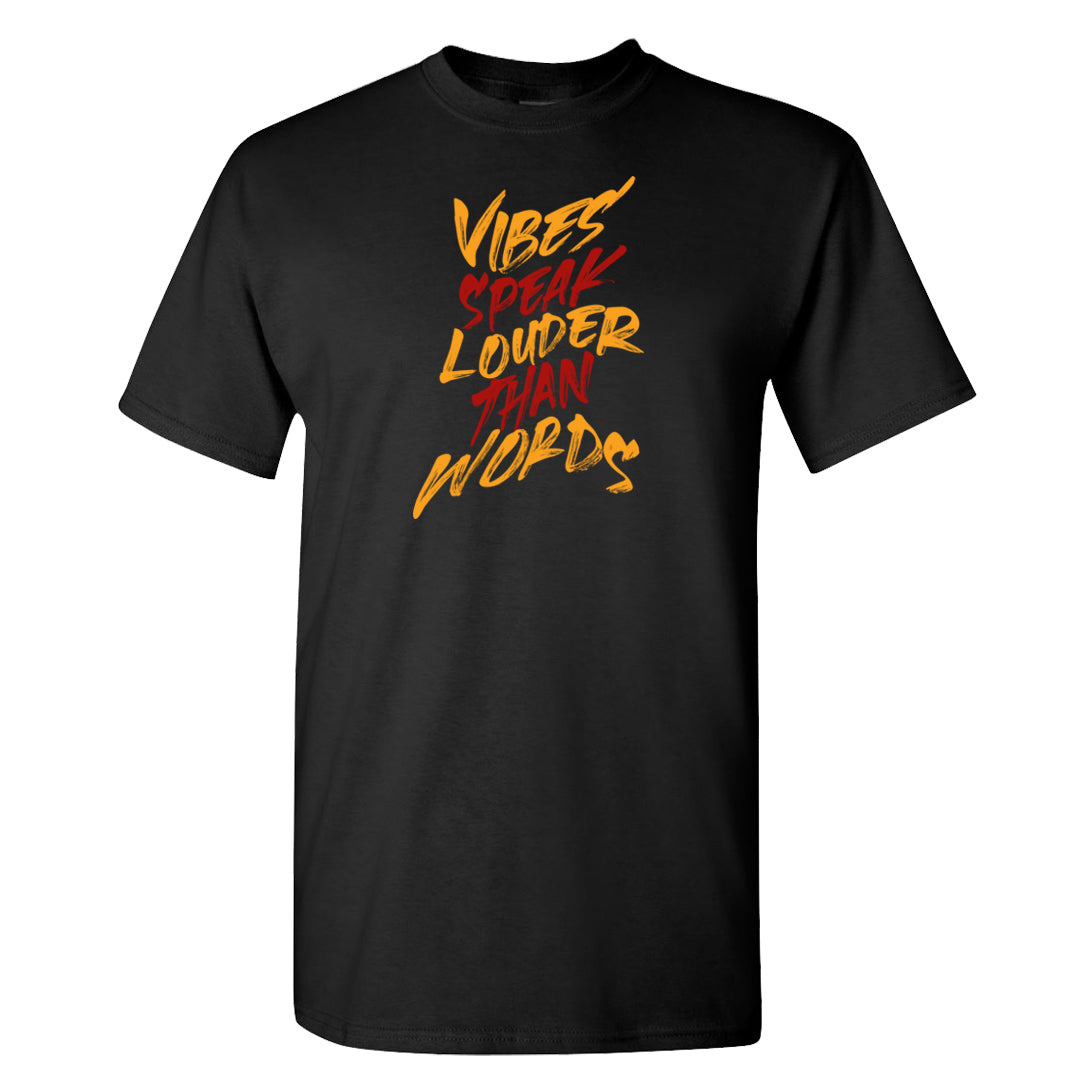 2022 Multicolor Low 1s T Shirt | Vibes Speak Louder Than Words, Black