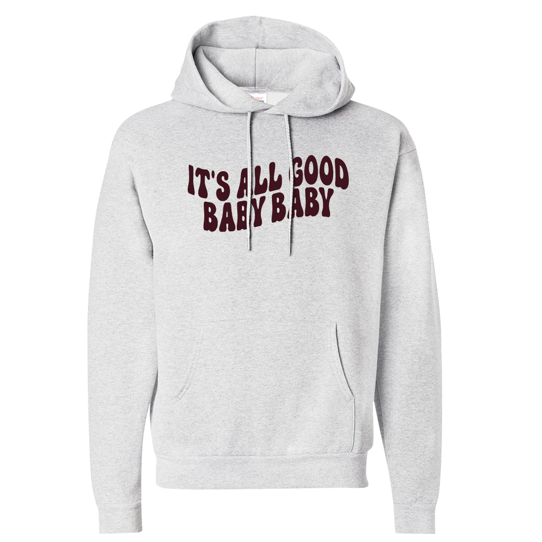 Cherrywood Sand Split Mid 1s Hoodie | All Good Baby, Ash