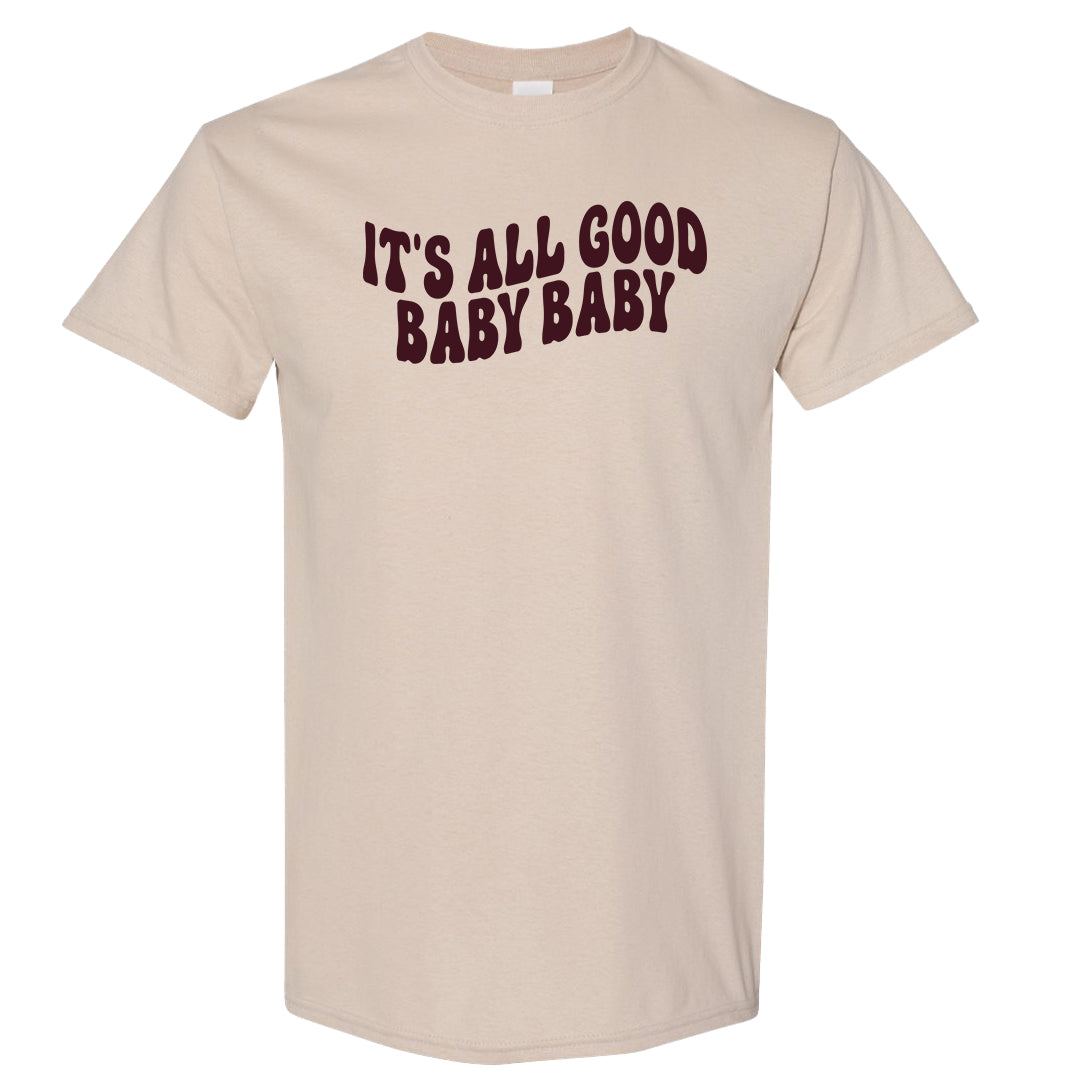 Cherrywood Sand Split Mid 1s T Shirt | All Good Baby, Sand