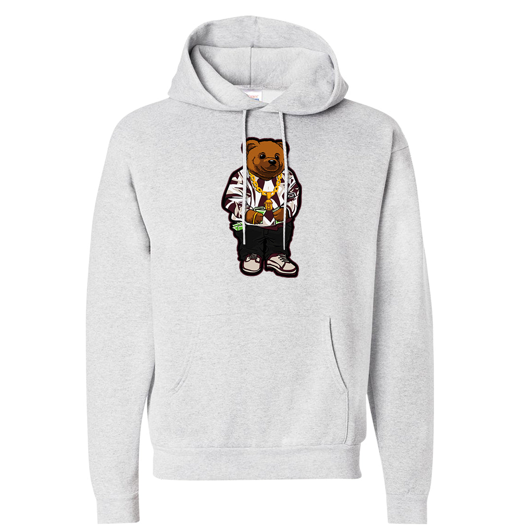 Cherrywood Sand Split Mid 1s Hoodie | Sweater Bear, Ash