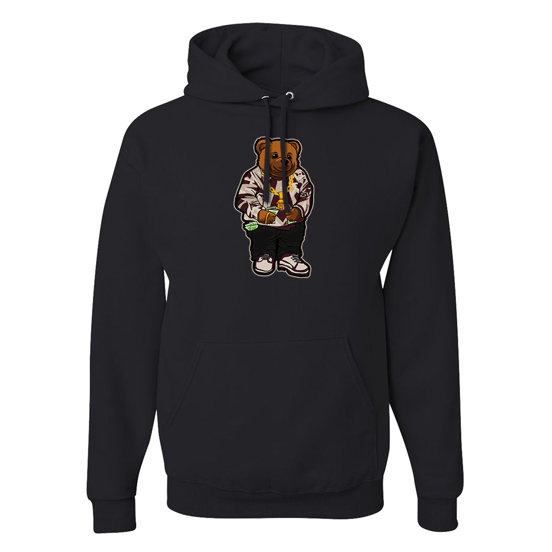 Cherrywood Sand Split Mid 1s Hoodie | Sweater Bear, Black