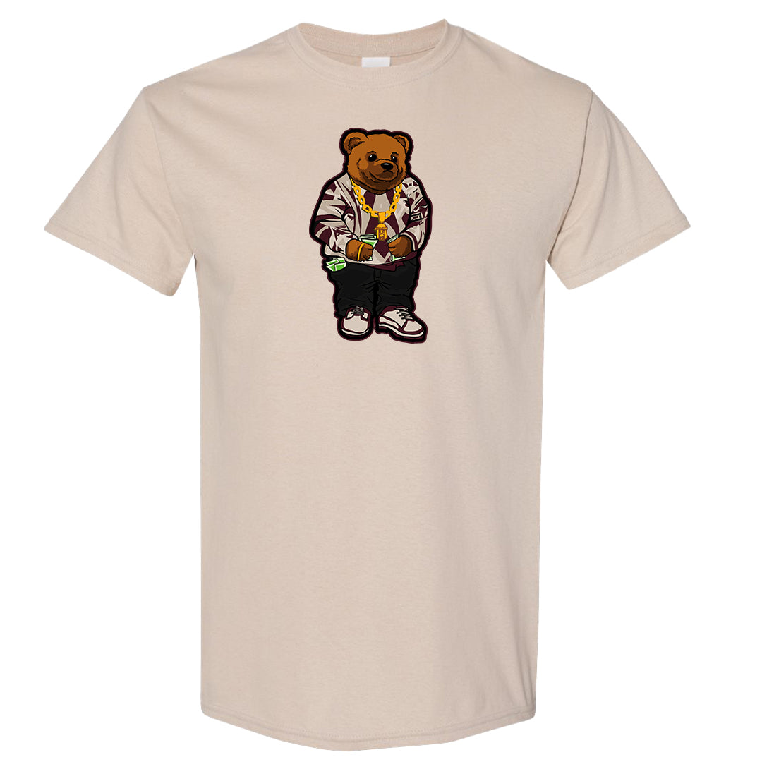 Cherrywood Sand Split Mid 1s T Shirt | Sweater Bear, Sand