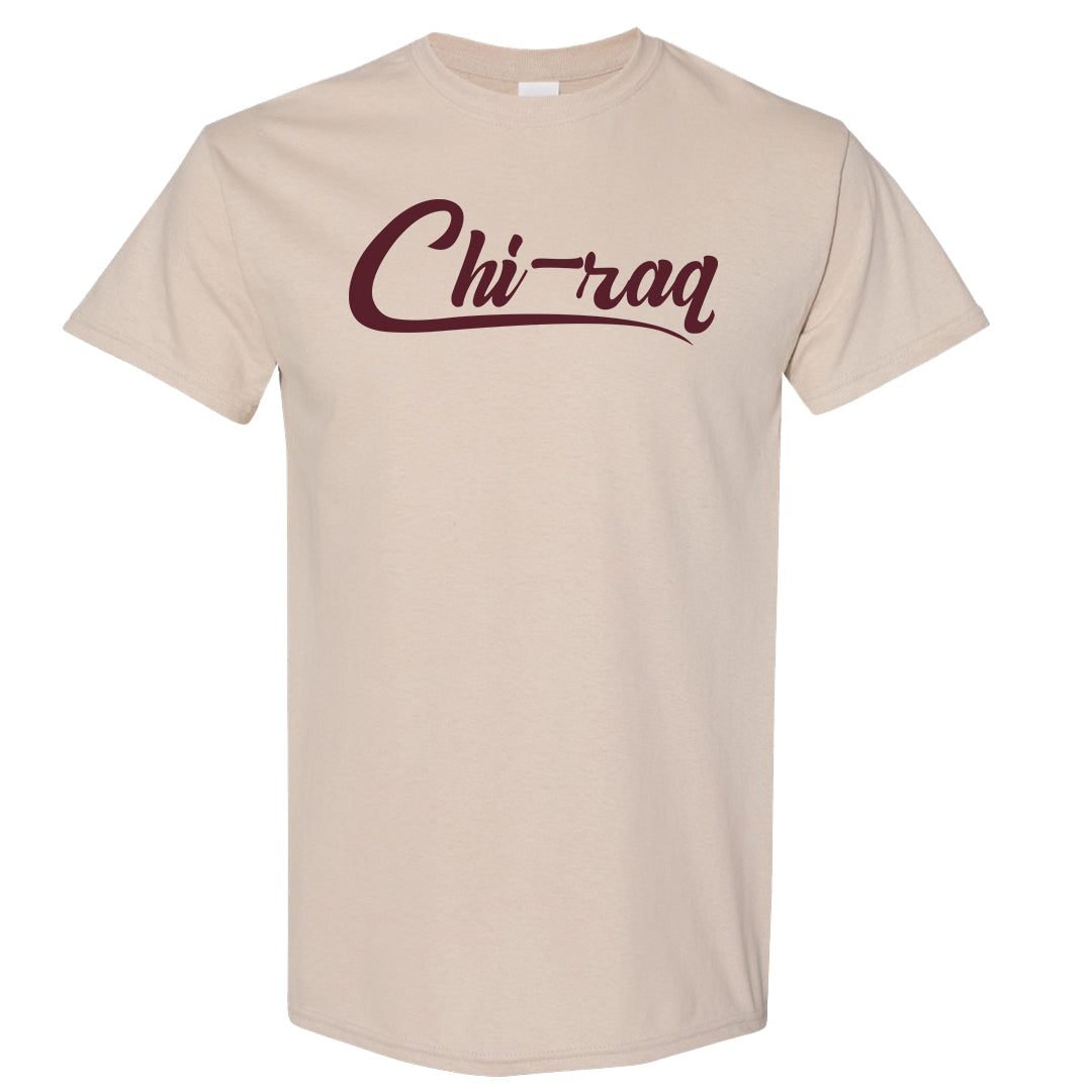 Cherrywood Sand Split Mid 1s T Shirt | Chiraq, Sand
