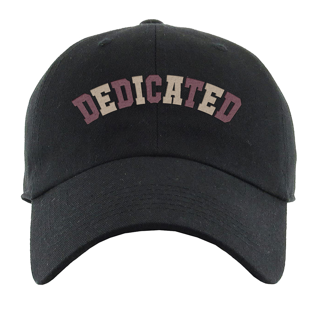 Cherrywood Sand Split Mid 1s Dad Hat | Dedicated, Black