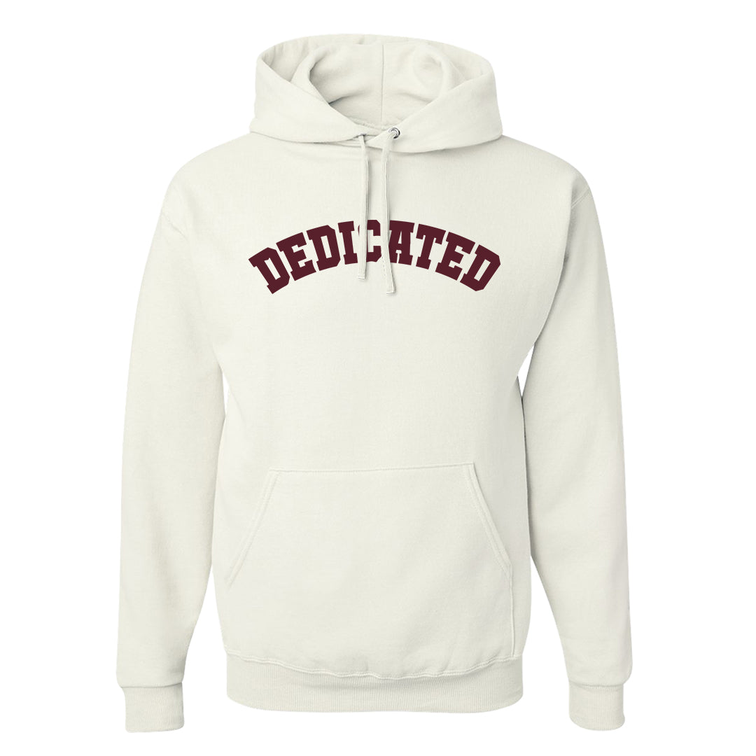 Cherrywood Sand Split Mid 1s Hoodie | Dedicated, White