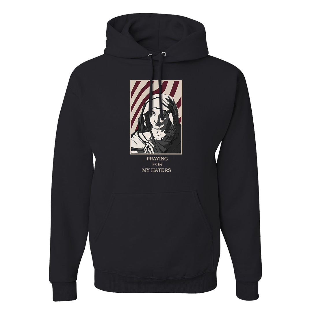 Cherrywood Sand Split Mid 1s Hoodie | God Told Me, Black