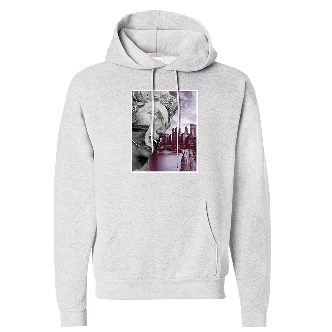 Cherrywood Sand Split Mid 1s Hoodie | Miguel, Ash