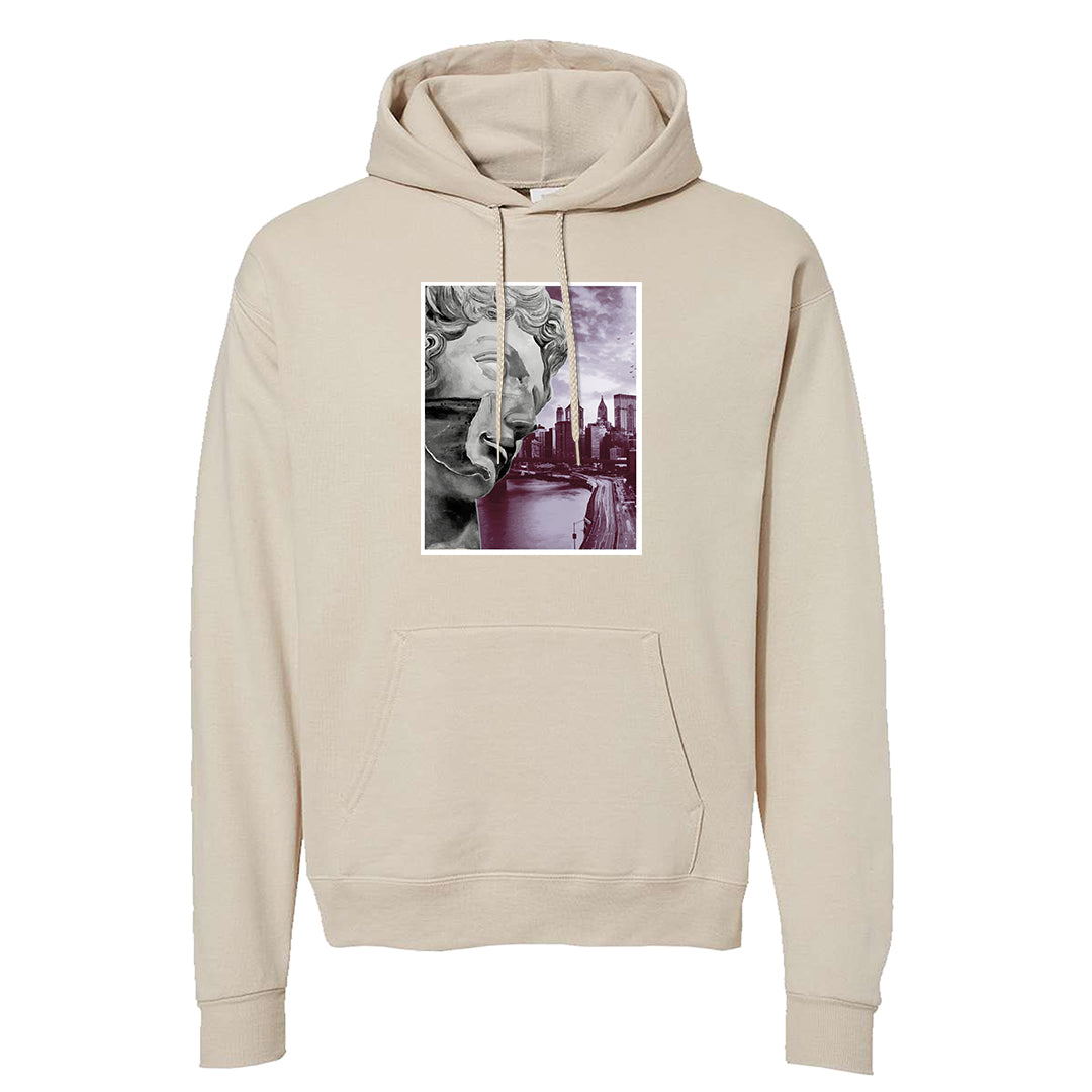 Cherrywood Sand Split Mid 1s Hoodie | Miguel, Sand