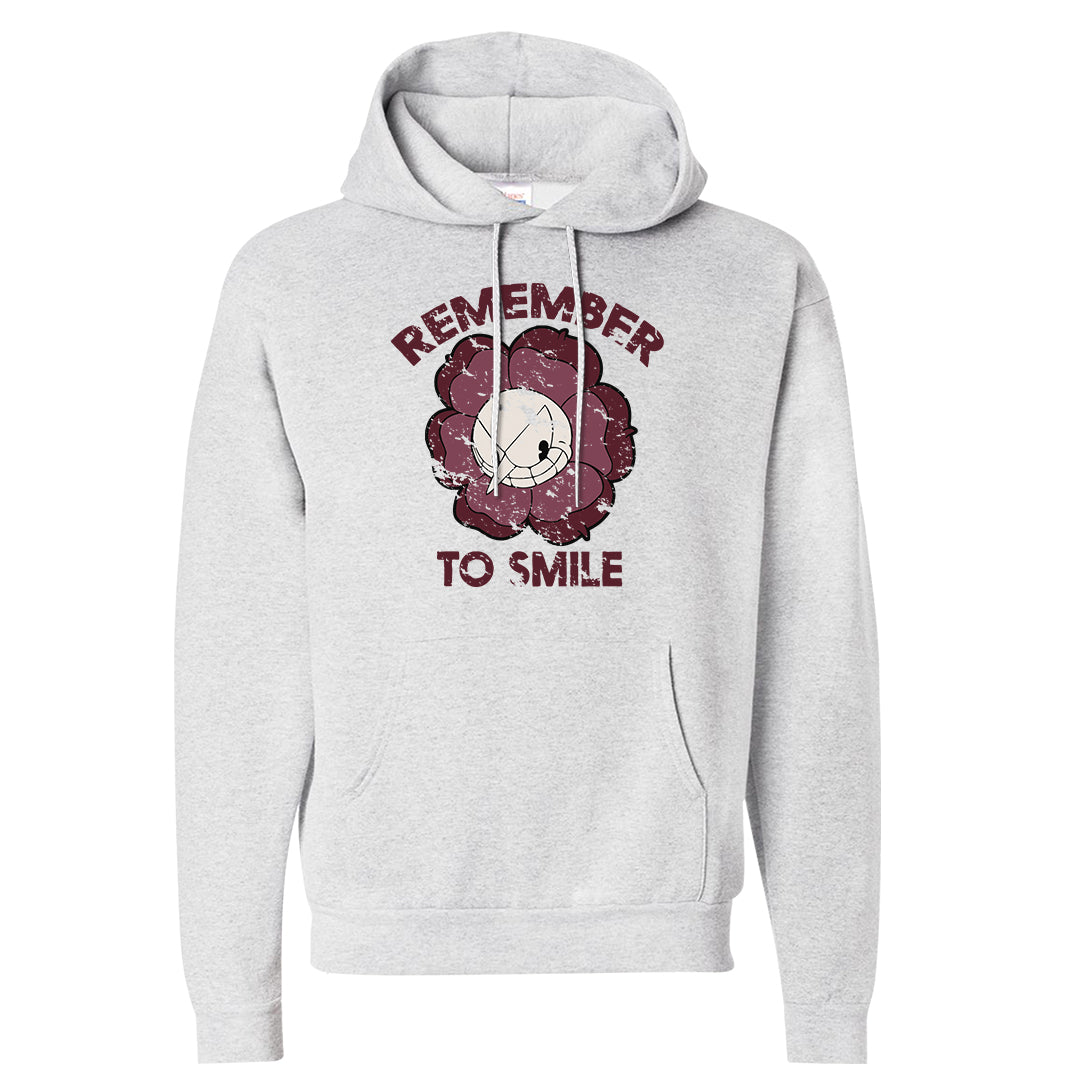 Cherrywood Sand Split Mid 1s Hoodie | Remember To Smile, Ash