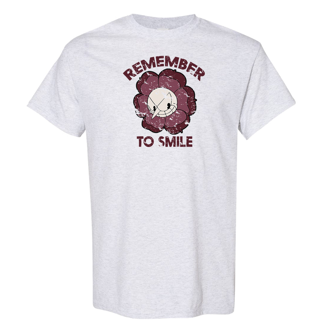 Cherrywood Sand Split Mid 1s T Shirt | Remember To Smile, Ash