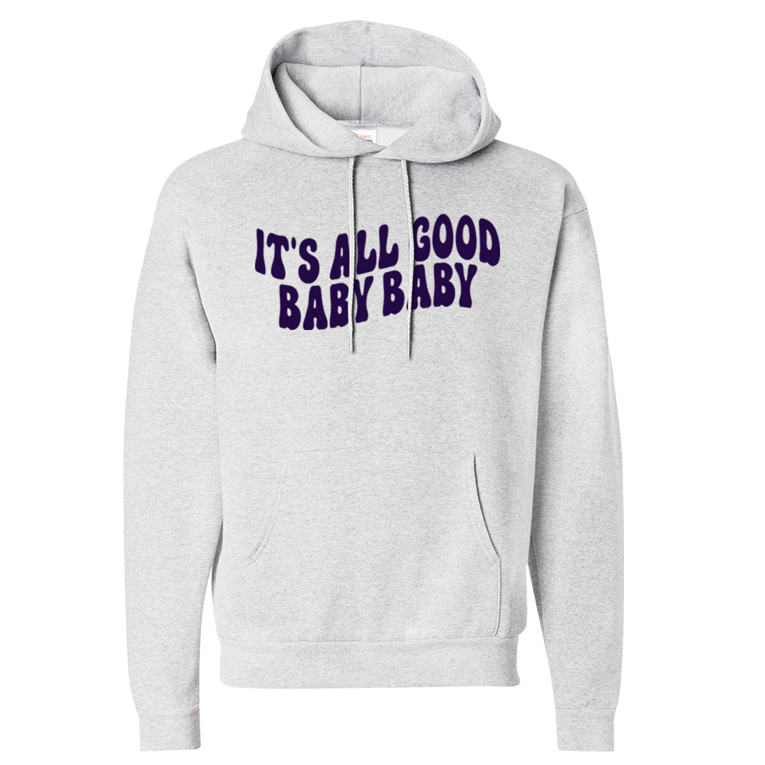 Grape Mid 1s Hoodie | All Good Baby, Ash