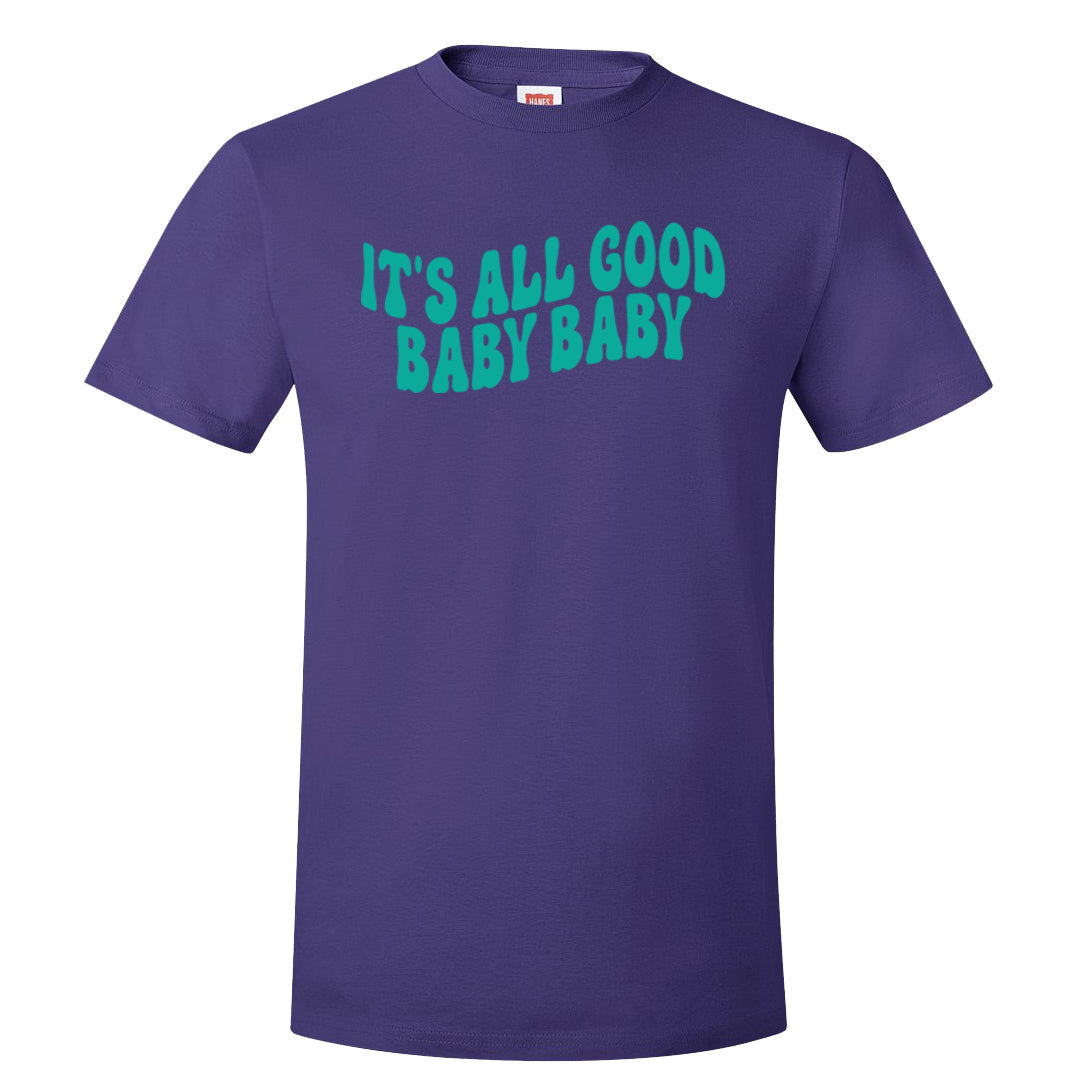 Grape Mid 1s T Shirt | All Good Baby, Purple