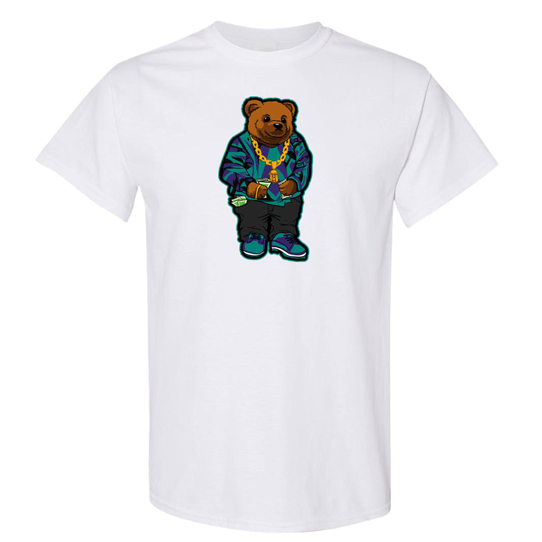 Grape Mid 1s T Shirt | Sweater Bear, White