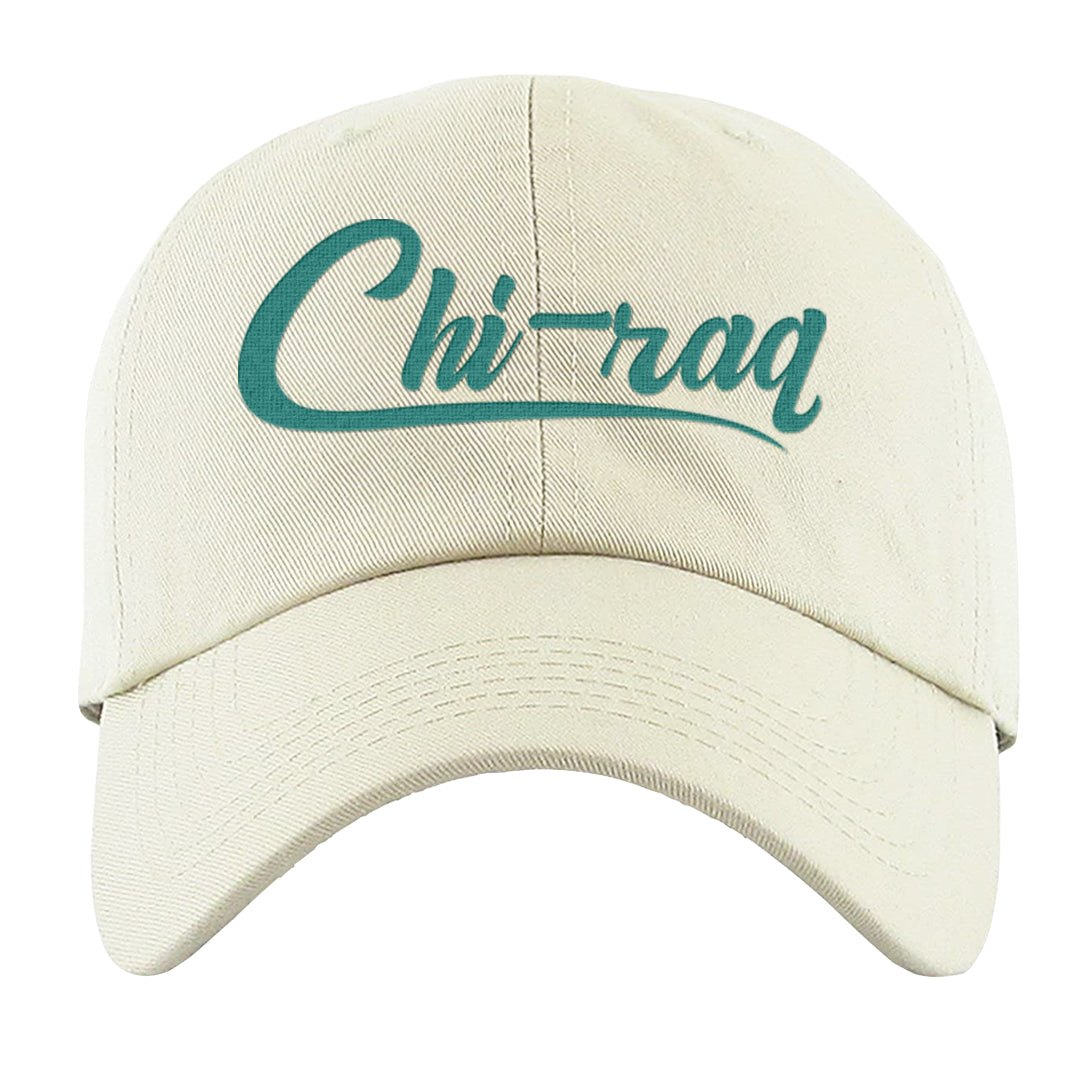 Grape Mid 1s Dad Hat | Chiraq, White