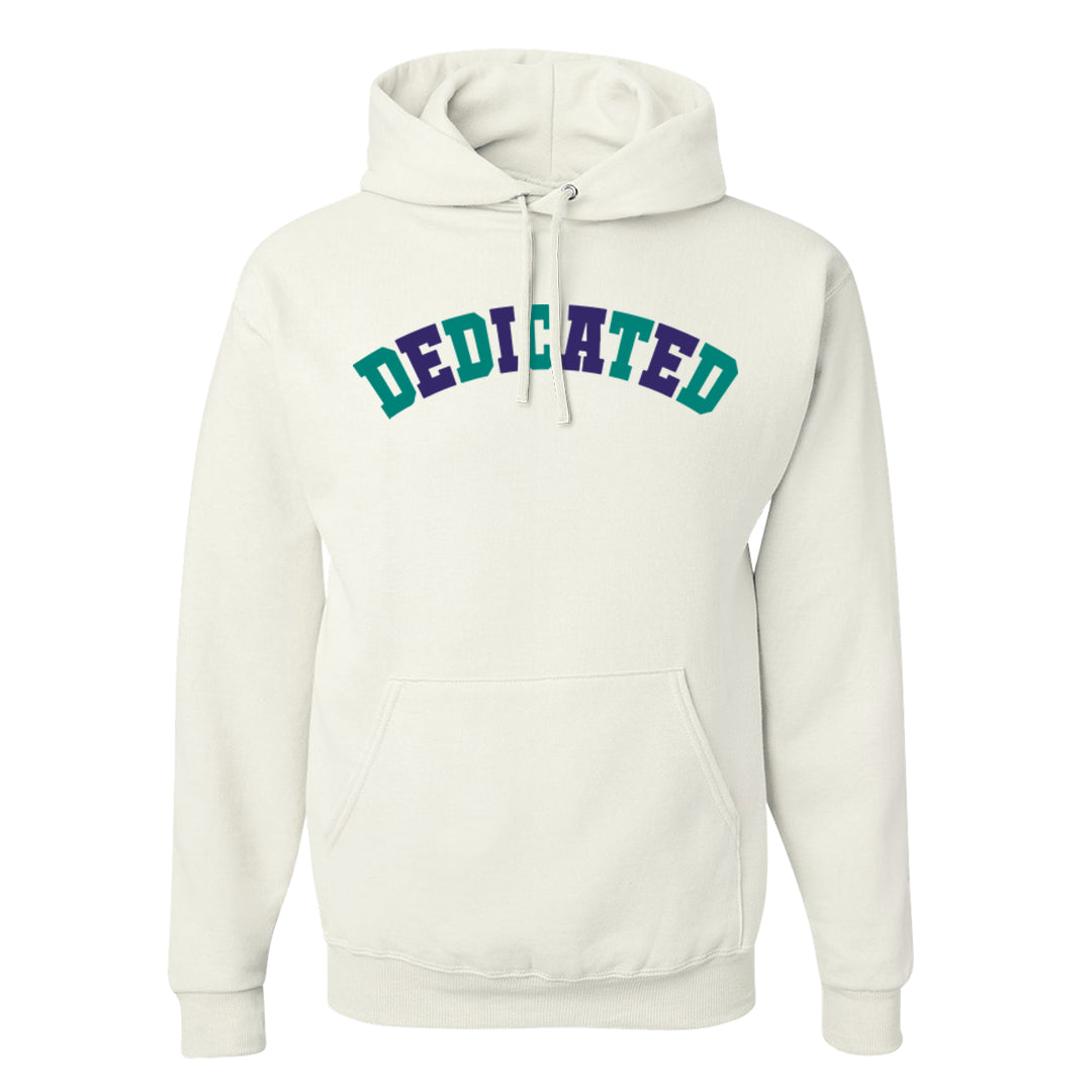 Grape Mid 1s Hoodie | Dedicated, White