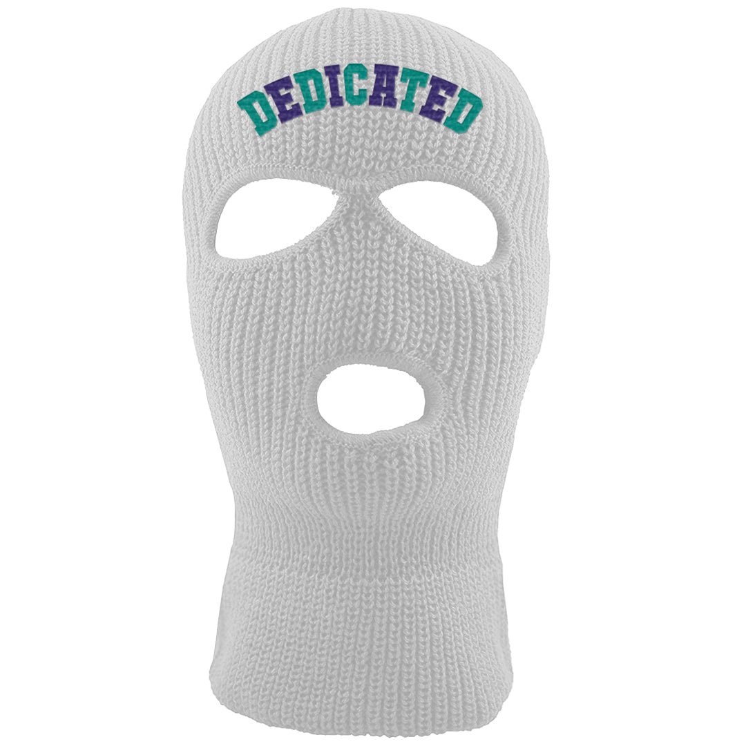 Grape Mid 1s Ski Mask | Dedicated, White