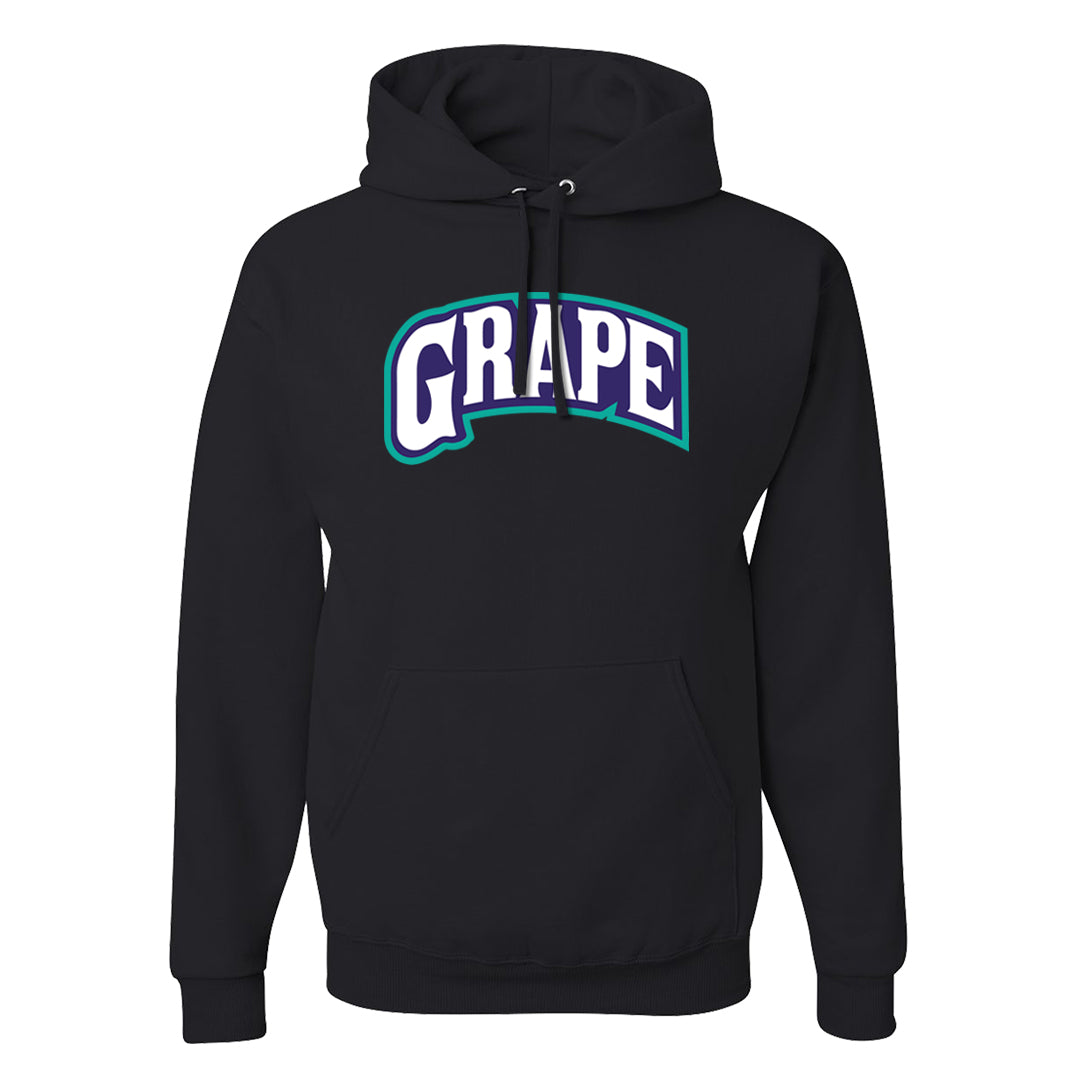 Grape Mid 1s Hoodie | Grape Package, Black