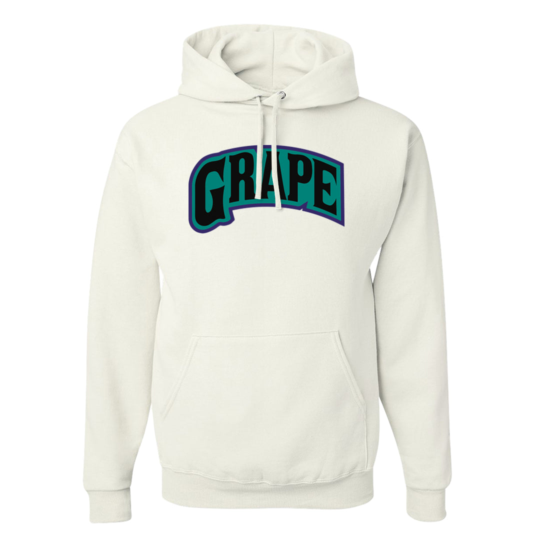 Grape Mid 1s Hoodie | Grape Package, White