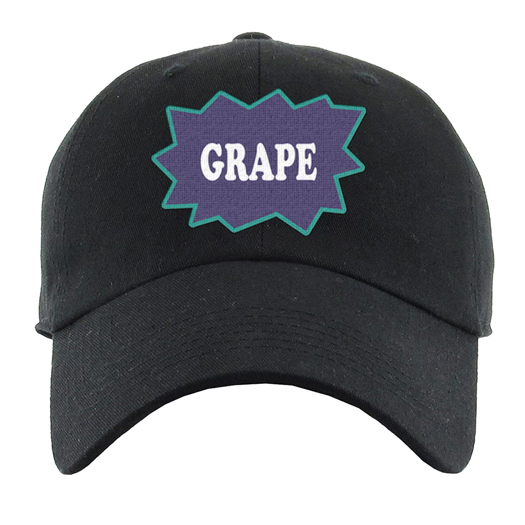 Grape Mid 1s Dad Hat | Grape Arch, Black