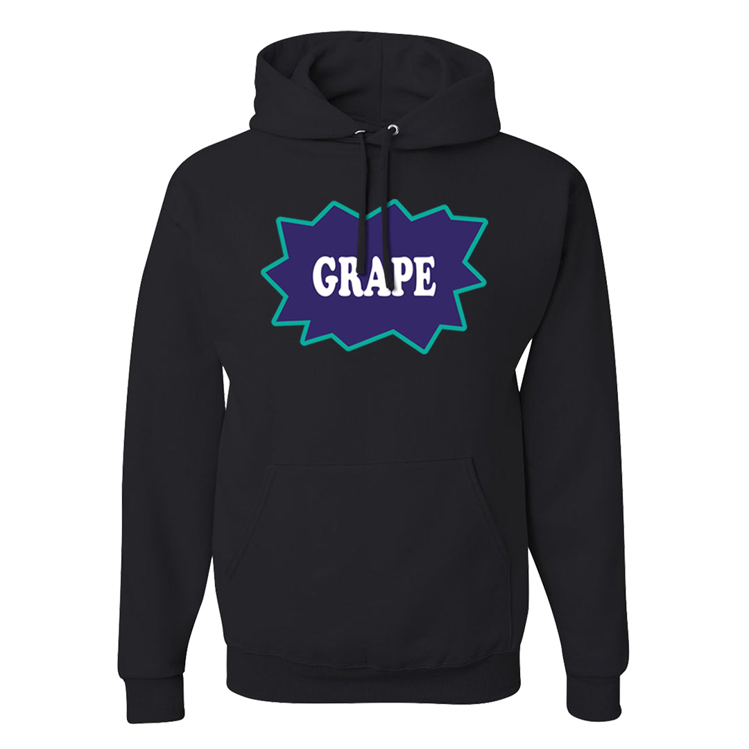 Grape Mid 1s Hoodie | Grape Arch, Black