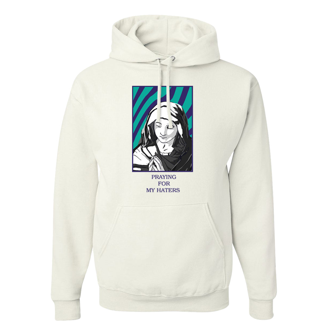 Grape Mid 1s Hoodie | God Told Me, White