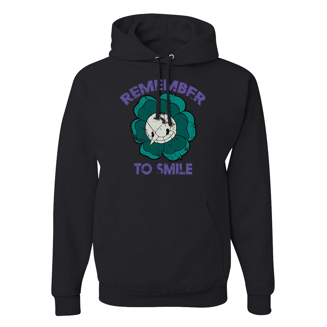 Grape Mid 1s Hoodie | Remember To Smile, Black