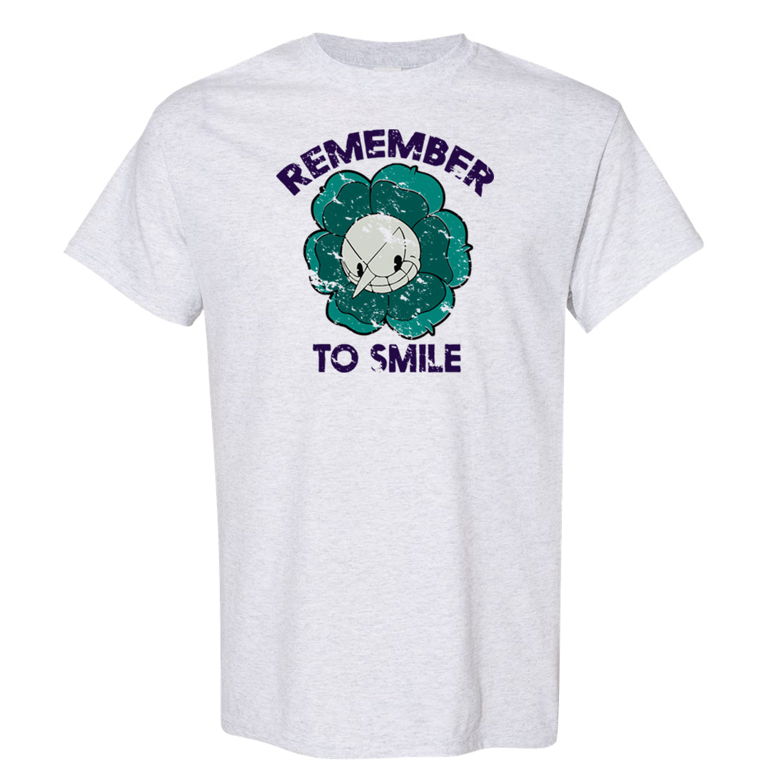 Grape Mid 1s T Shirt | Remember To Smile, Ash